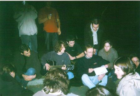 fin de soir&eacute;e au parking