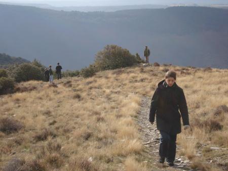 Le sommet : environ 1200 m...